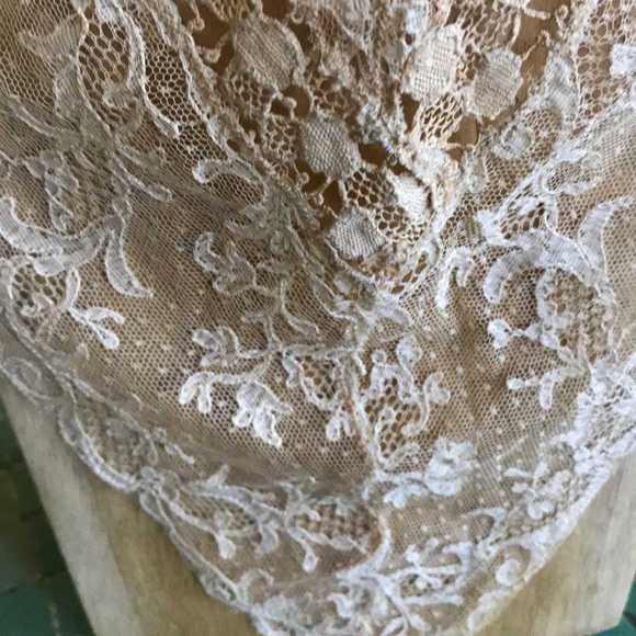 ON HOLD !Victorian lace collar, very fine - Picture 3 of 5